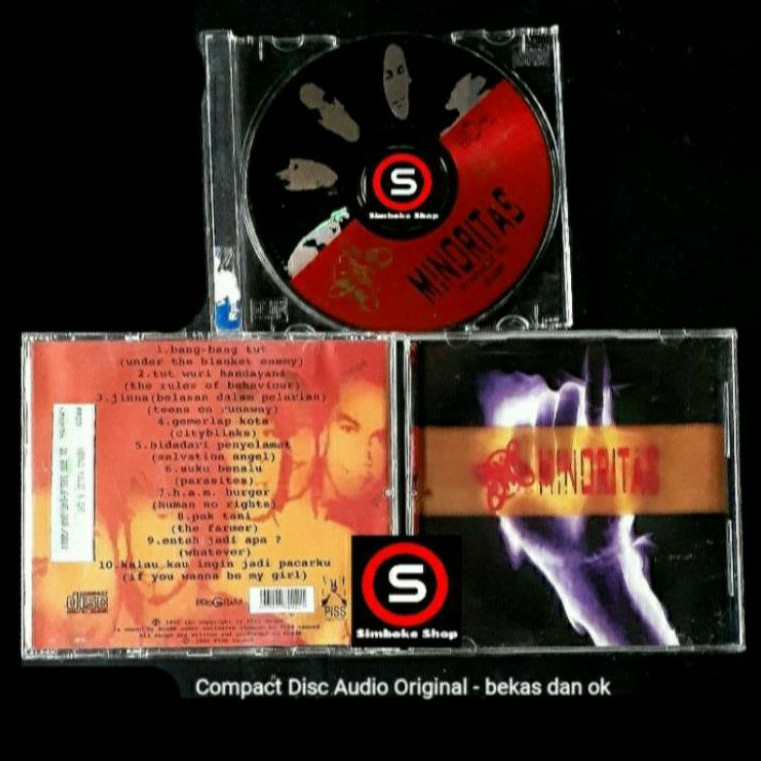 Slank - album Minoritas ( CD Audio Original - Kondisi bekas dan Ok )