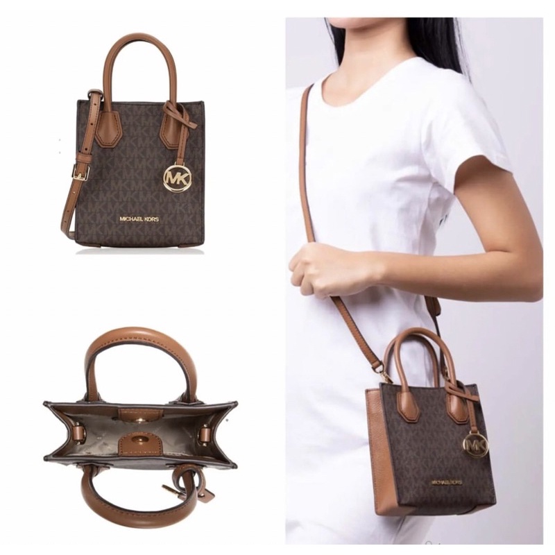 new tas michael kors mk mercer xs signature original bag