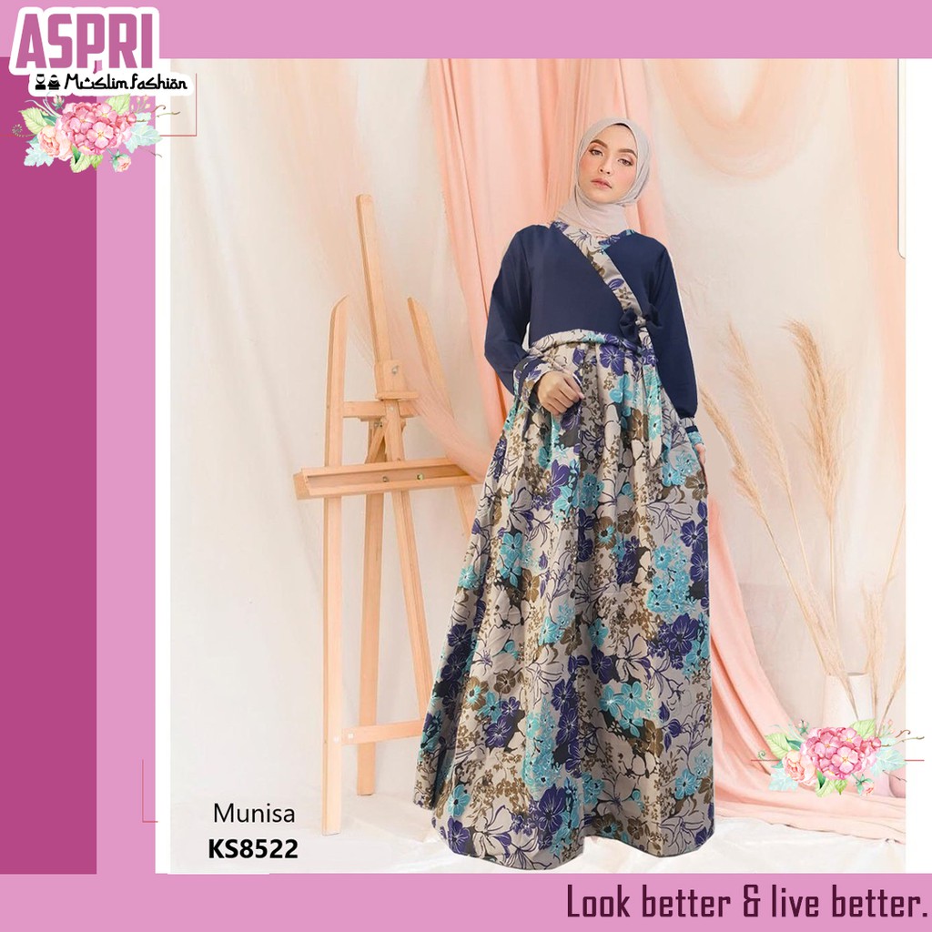 Gamis Muslimah Munisa ala Korea