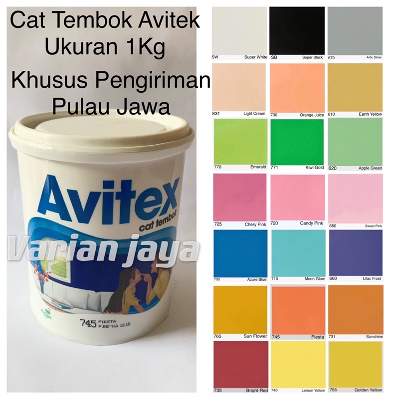 Cat Tembok Avitex 1kg Avian Brands Avitek