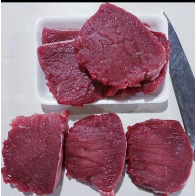 

Daging steak lokal tenderloin @500 gram