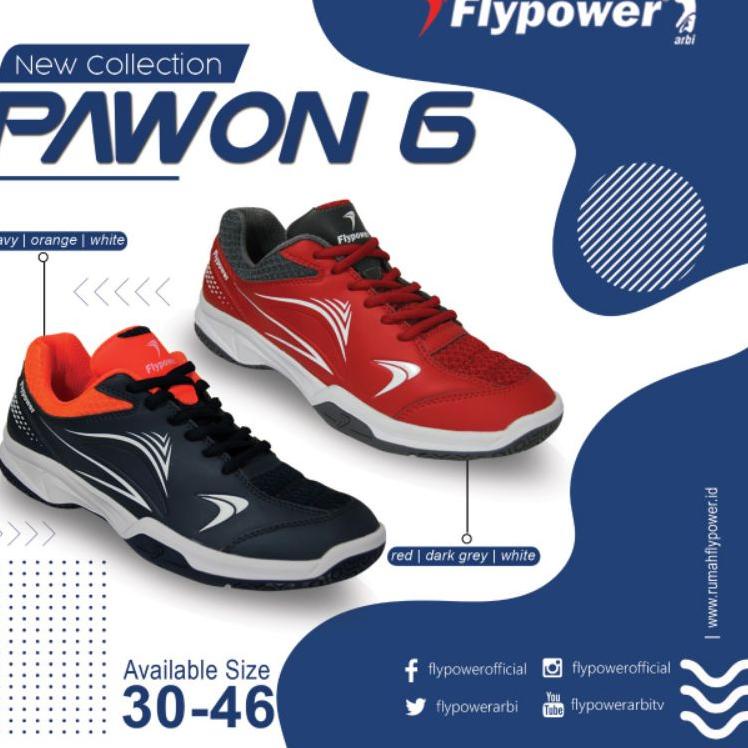 Siap Kirim.. sepatu badminton flypower Pawon 6