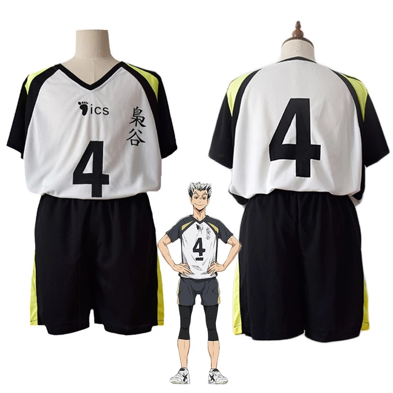 Jersey Baju Kaos Costume Anime Haikyuu FUKURODANI Team Vollyball