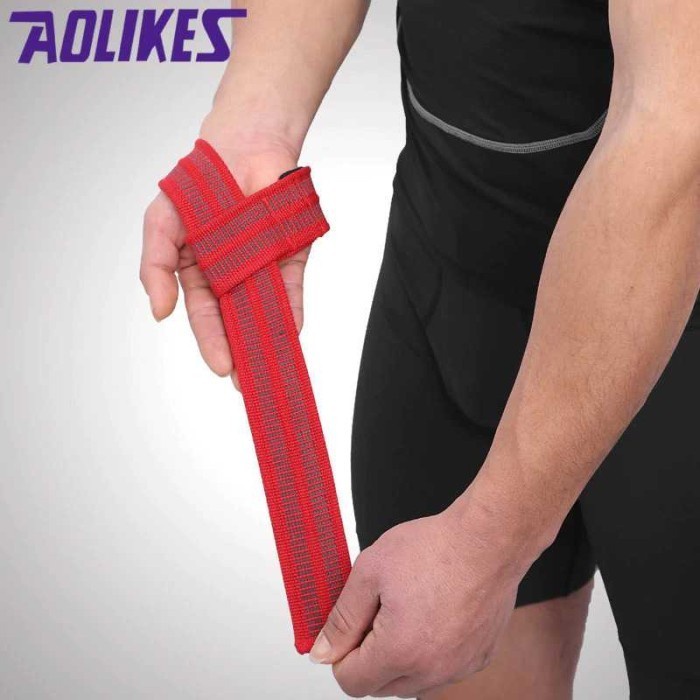 7635 AOLIKES WRIST STRAP BAND WRAP GLOVE SARUNG TANGAN SUPPORT GRIP