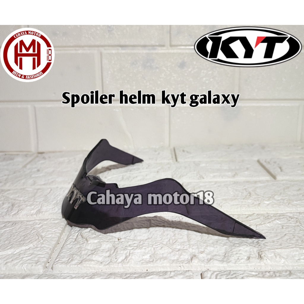 SPOILER HELM HALF FACE KYT GALAXY