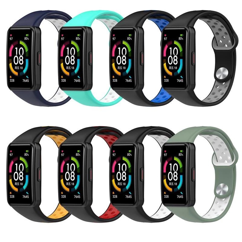 Strap Huawei Band 6 / Honor Band 6 Sport Anti Gerah Sirkulasi Udara