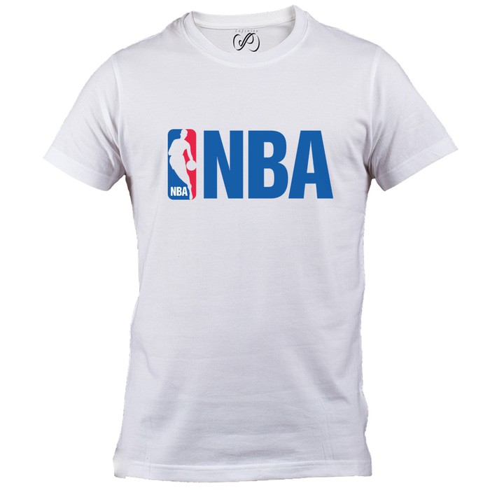 Kaos Baju Basket IMPORT - NBA 01 - Putih- S