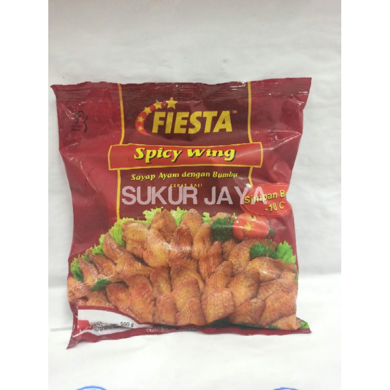 

FIESTA SPICY WING AYAM PEDAS 400GR