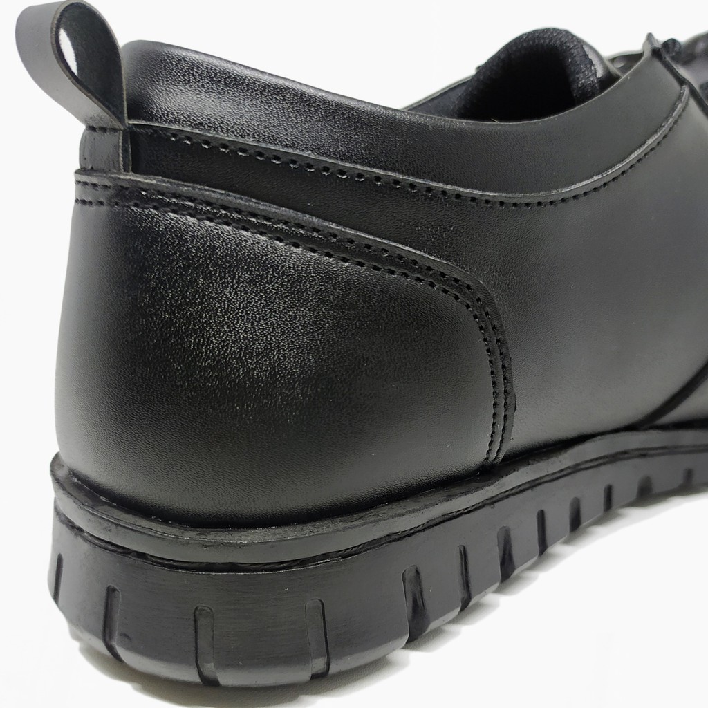 Sepatu Pantofel Pria Formal Casual Kerja Kantor d098 | Pantofel Hitam Pria-5