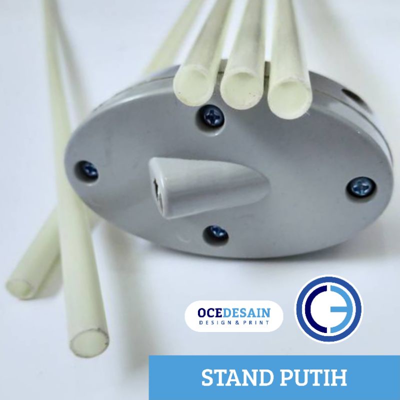 (PUTIH) STAND / RANGKA / TIANG X-BANNER
