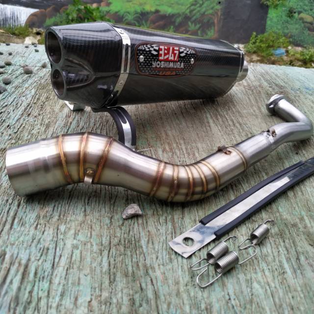 KNALPOT PCX AEROX NMAX YOSHIMURA R77 VESPA MATIC