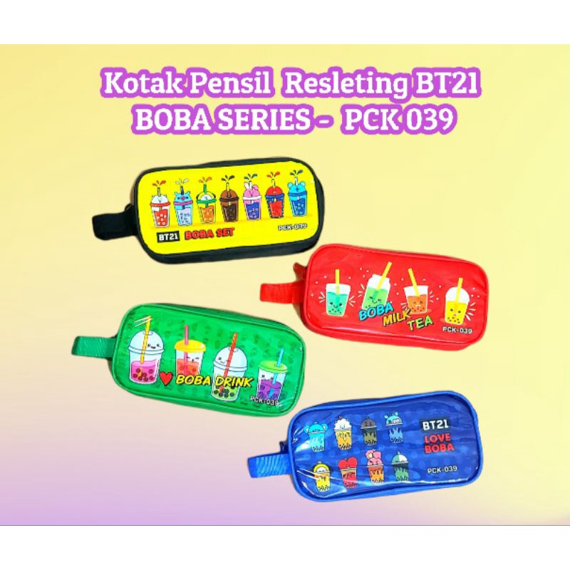 

TEMPAT PENSIL MOTIF BTS MURAH / TEMPAT PENSIL BOBA YANG LAGI VIRAL // PENSIL CASE BOBA & BT 21// PCK-017 // 039