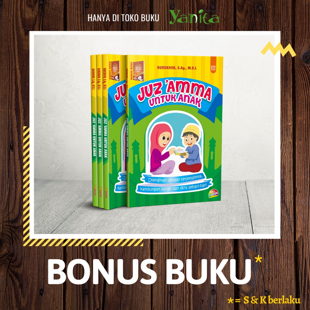 Syalmahat Publishing Juz Amma Bergambar Untuk Anak Dilengkapi Bonus Buku Panduan Super Lengkap Sholat Wajib Dan Sunah