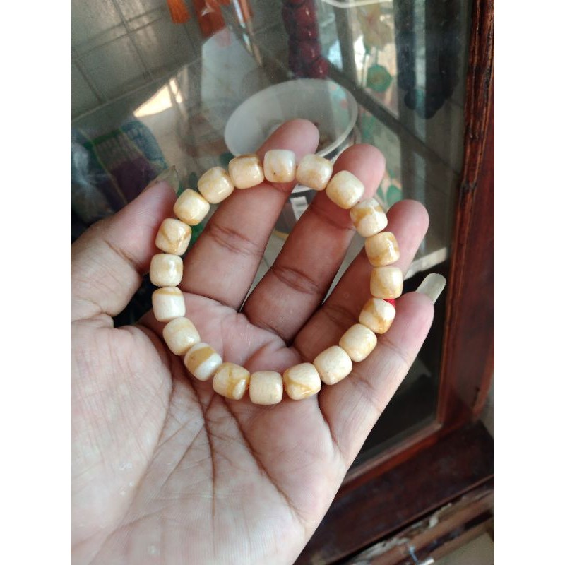 gelang white corral model tabung 8mm