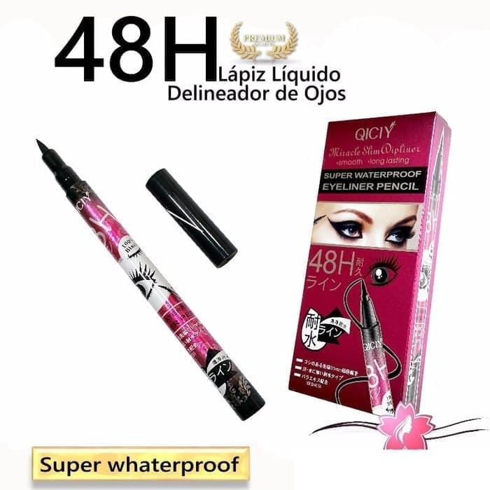 QICIY 48H Black Long-lasting Waterproof Liquid Eyeliner