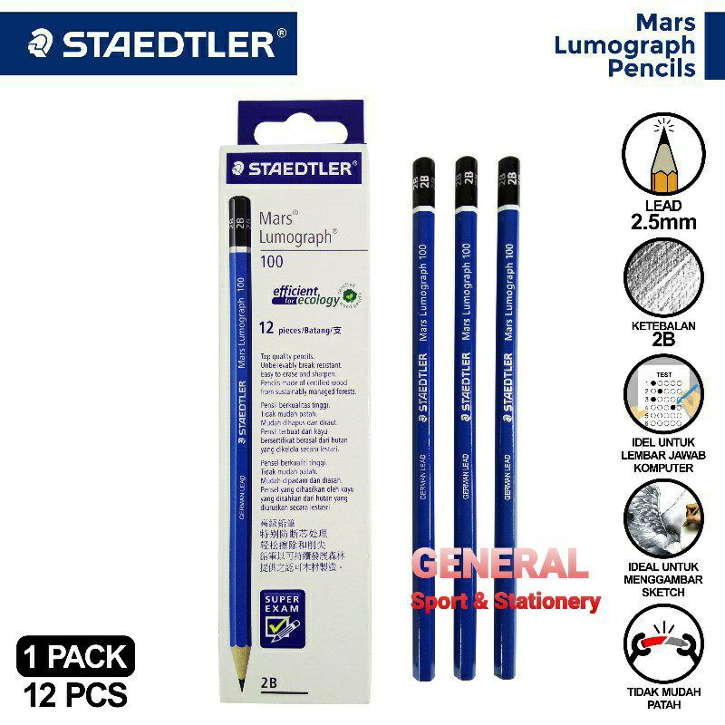 

Pensil 2B Staedtler / Pensil Ujian (pcs)