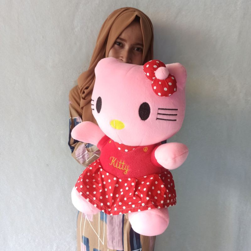 boneka hello Kitty Polkadot TANGGUNG