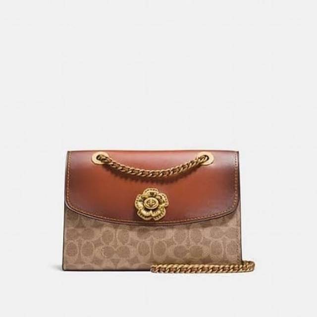 Coach parker 18 in signature canvas