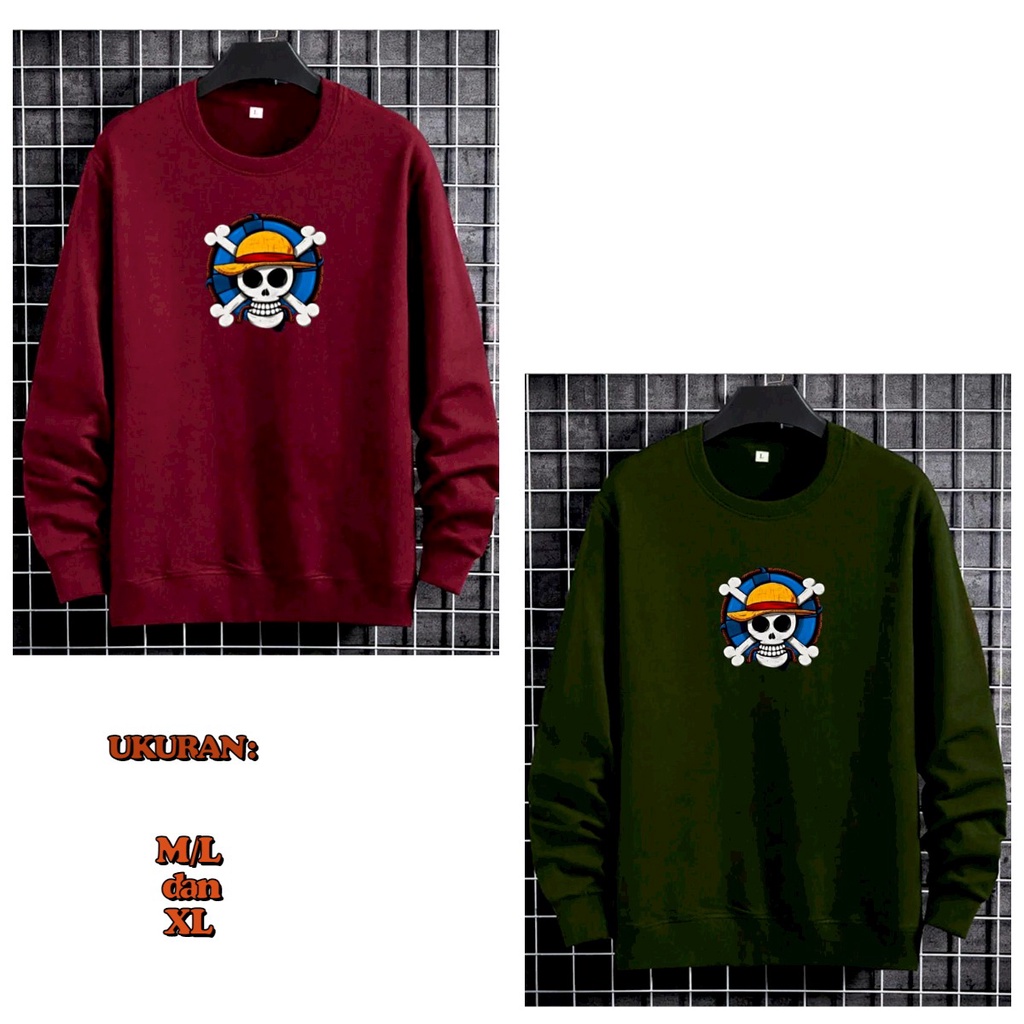 MUKZHOP - BAJU SWEATER LAMBANG PIRATTE  / sweater kece / distro / fashion pria / terbaru / terlaris