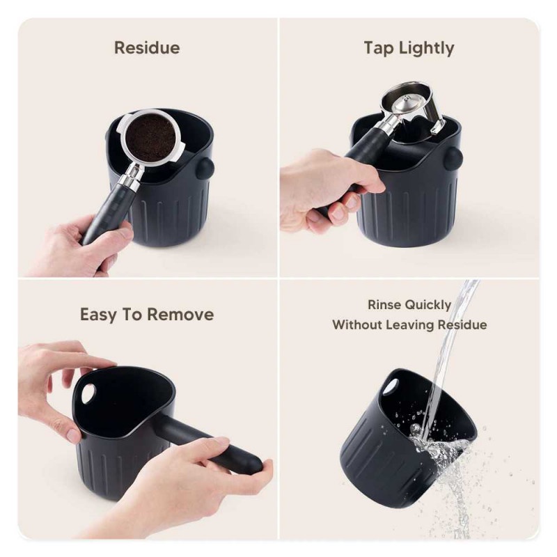 Wadah Tempat Bubuk Kopi Coffee Knock Box Non Slip 650 ml