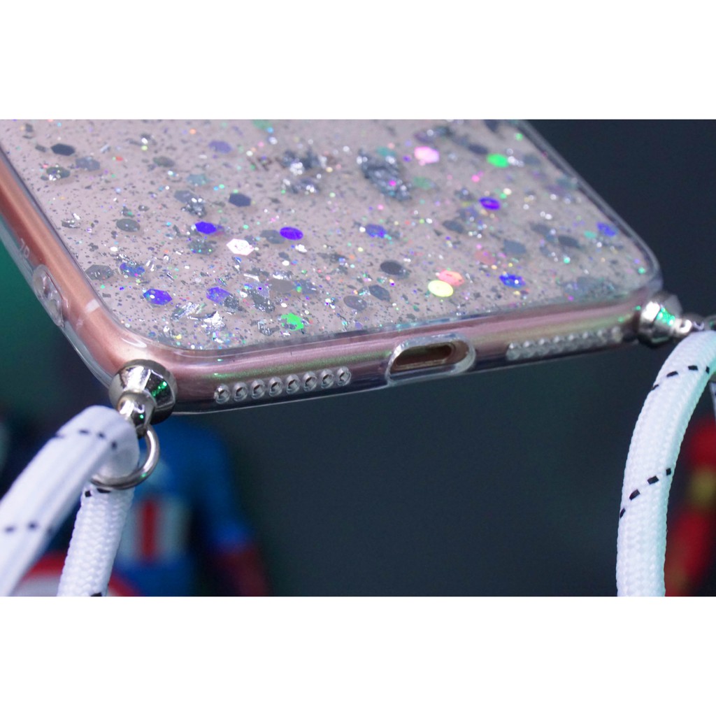 GoodCase - Case Lensa IPH 6 | 6+ | 7+/ 8+ | 9/ XR | 9+/XS Max | X/ XS Dove Candy Glitter Lensa