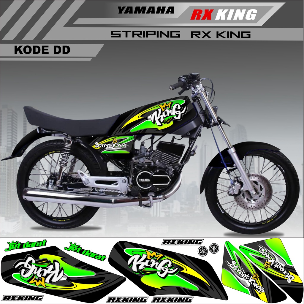 Sticker Rx King Variasi Stiker Striping Rx King Kode DD