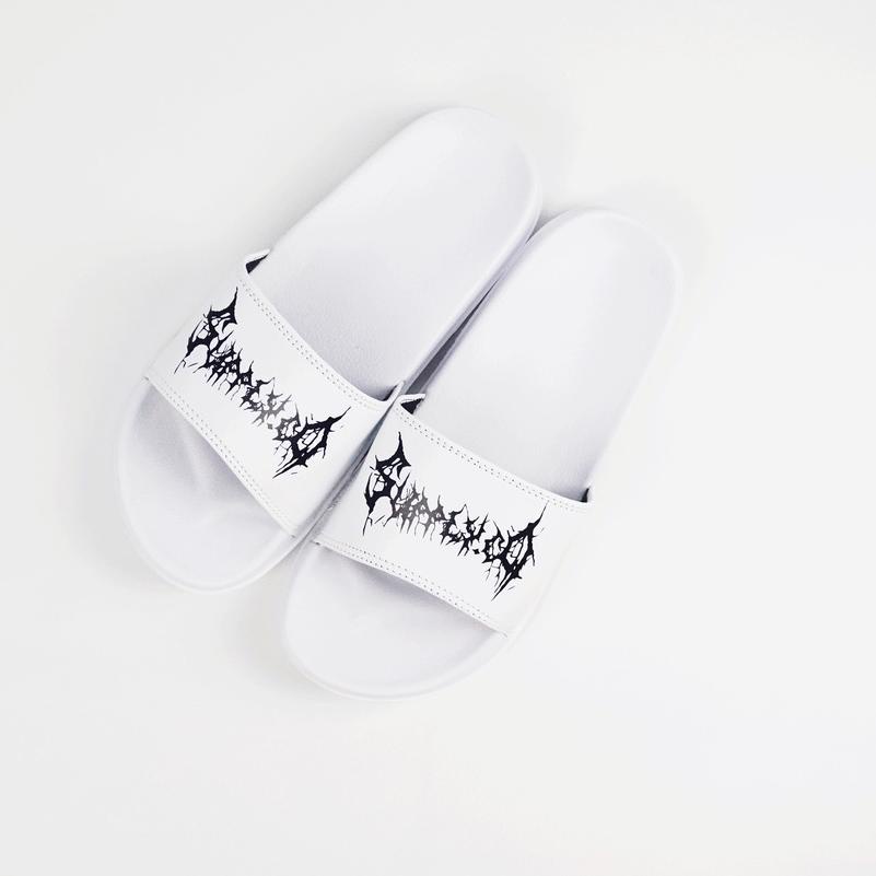 HOT SALE [ WHITE SERIES ] Sandal slop / Sandal Slide / sendal slide slippers  Footwear original Supp