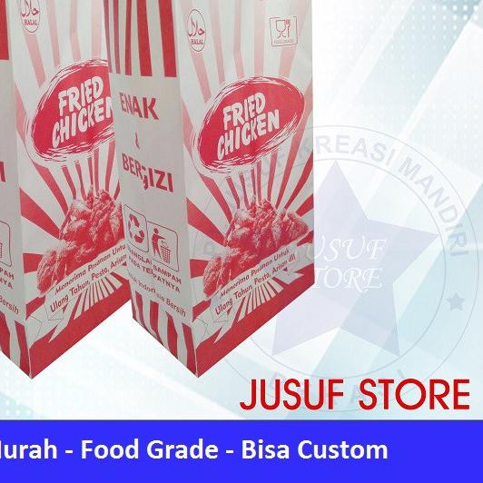 

☞ Paperbag FC | Kantong Fried chicken isi 100 pcs ♧
