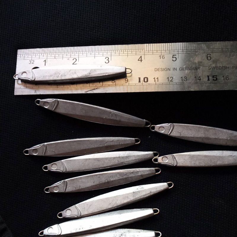 blank metal jig tanggo 40gr cetakan CNC