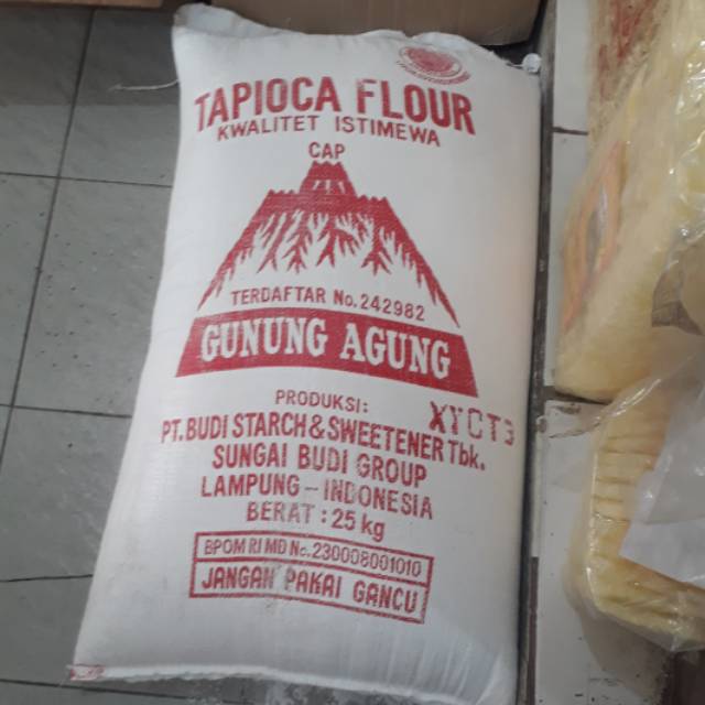 

Tepung tapioka gunung agung 250-500gr