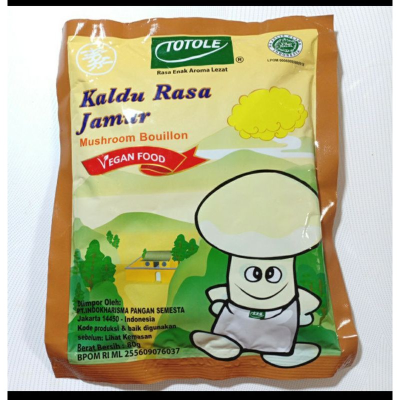 

TOTOLE KALDU JAMUR Non MSN / Vegan Food 80 Gram