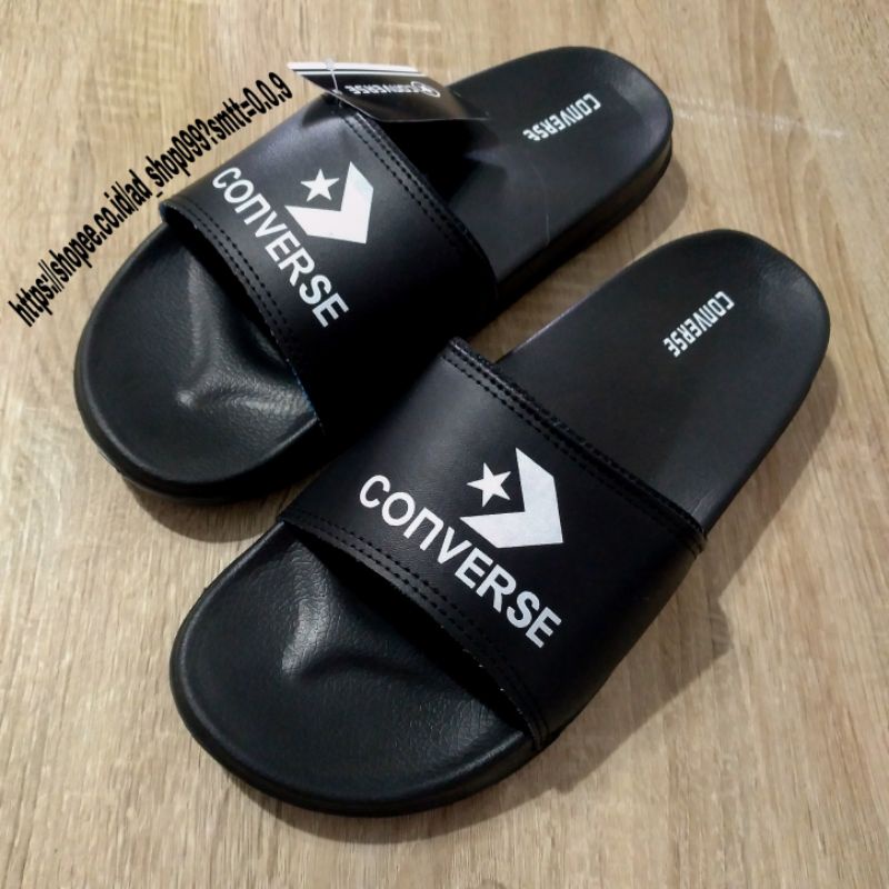Sandal Slip On Pria Wanita Sandal Distro Hitam Putih