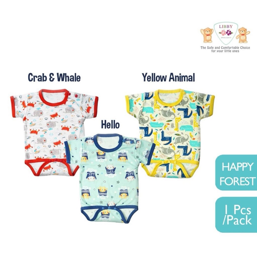 Libby Baju Kodok Segitiga - Jumper Bayi / Baby Motif (0-3M)