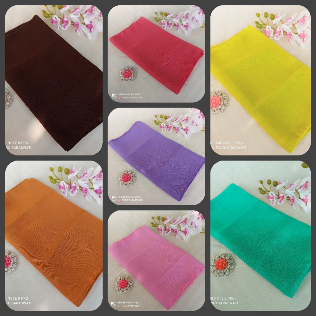 Jual Selendang Bali Sifon Obi Sifon Selendang Warna Selendang Kebaya ...