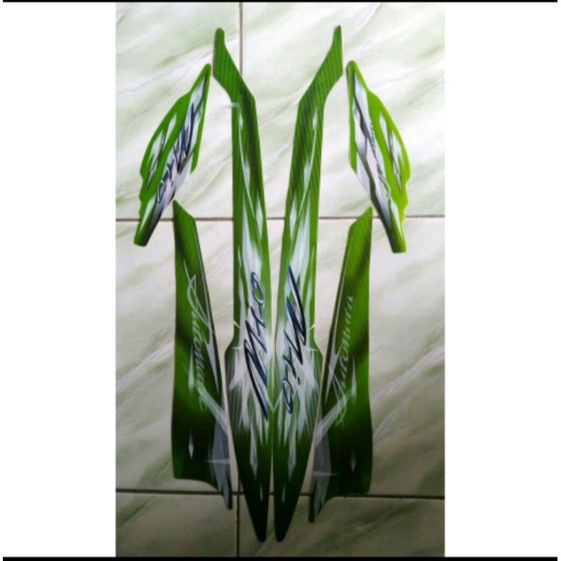 stiker striping yamaha mio sporty 2009 hijau