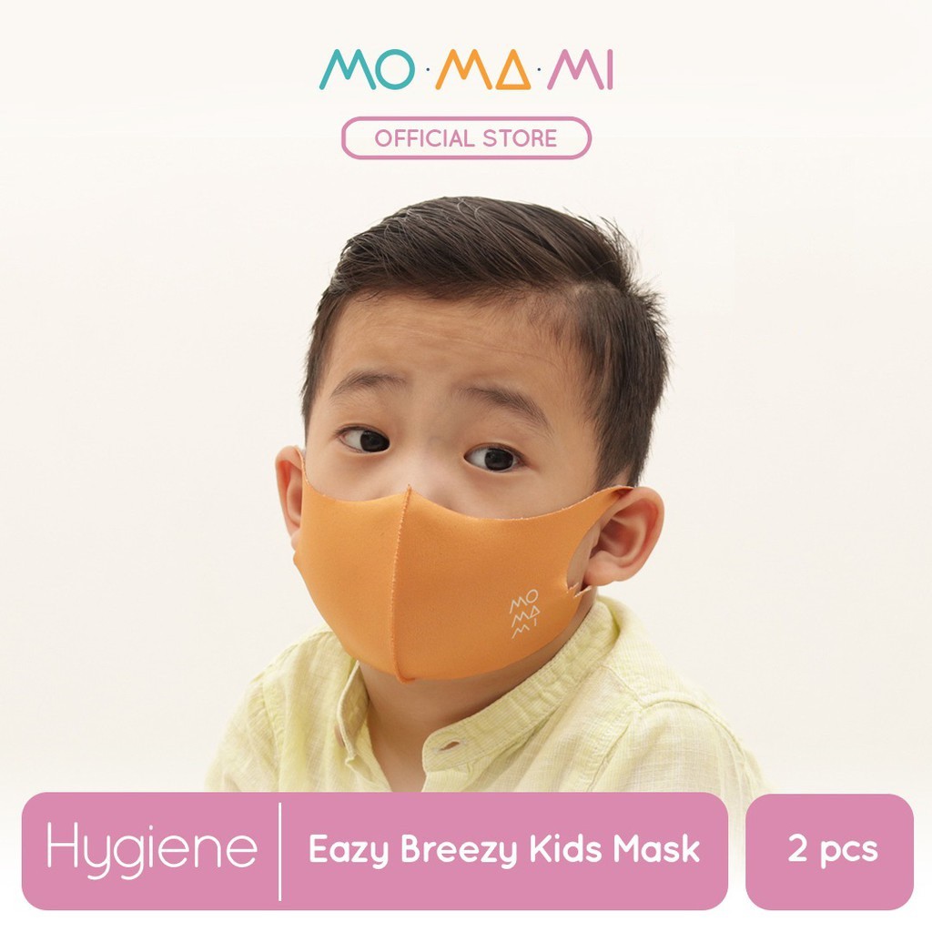 Momami Easy Breezy Kids Mask - Masker Anak (2 Pcs)