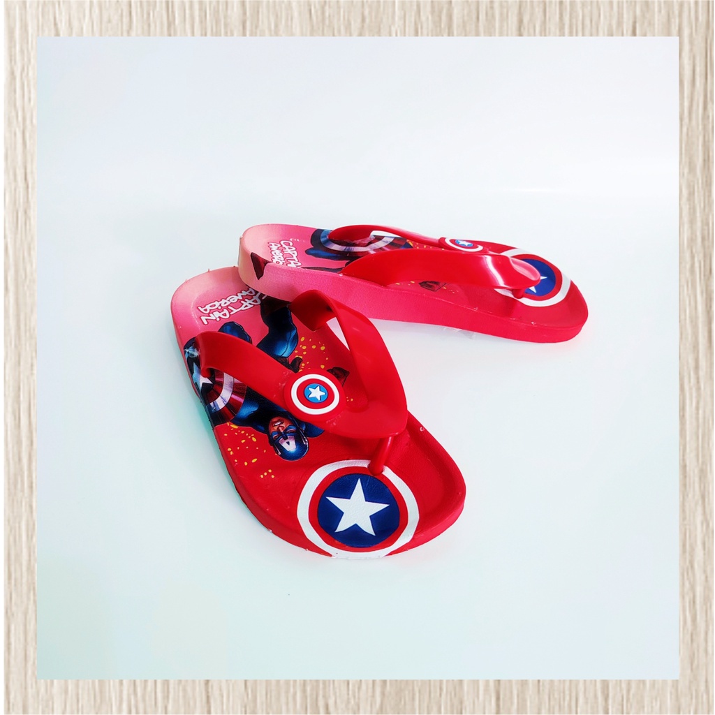 Sandal Anak Laki-Laki Iron Man Avenger | Sendal Jepit Iron Man