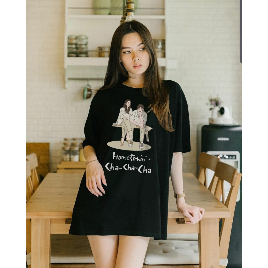 MYTIQUE.ID-BAJU KAOS HOMETOWN CHA3 T-SHIRT LUCU DAN AESTHETIC