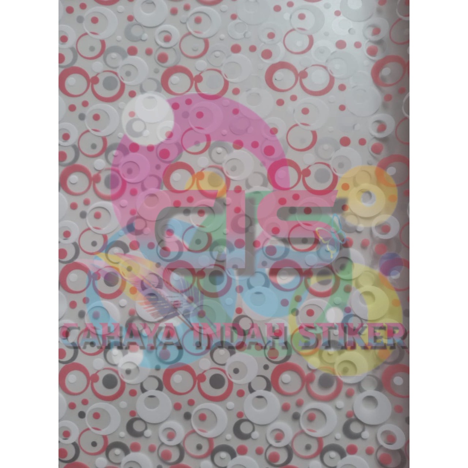 Stiker Kaca Sanblast Kaca Kamar Mandi /Jendela Motif 83034