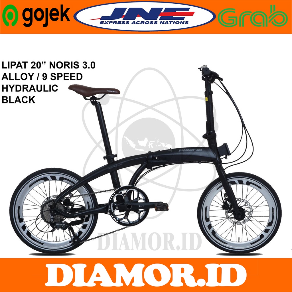 Sepeda Lipat 20 inch Pacific Noris 3.0 Hydraulic Shimano Altus 9 Speed