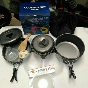 Unik Cooking Set DS300   Nesting   Alat Masak Camping Outdoor   DS300 Berkualitas