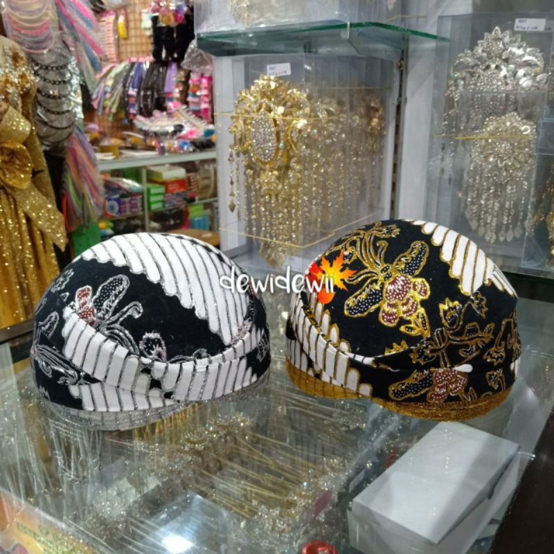 Blangkon Pengantin Solo Prodo, Motif Lereng Kembang