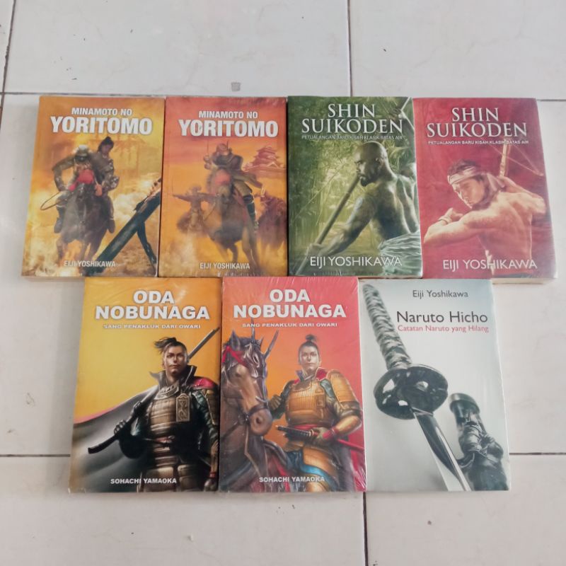 Jual Promo Buku Murah Original Novel Jepang Sejarah Klasik Seri Shin Suikoden