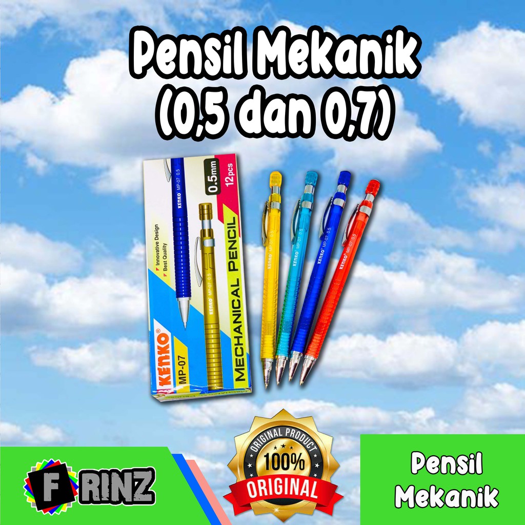 

ATK ~ Pensil Mekanik 0,5 mm / 0,7 mm [1 PCS]