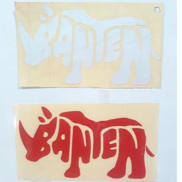 

Stiker Cutting BADAK Bahan Reflektif nyala