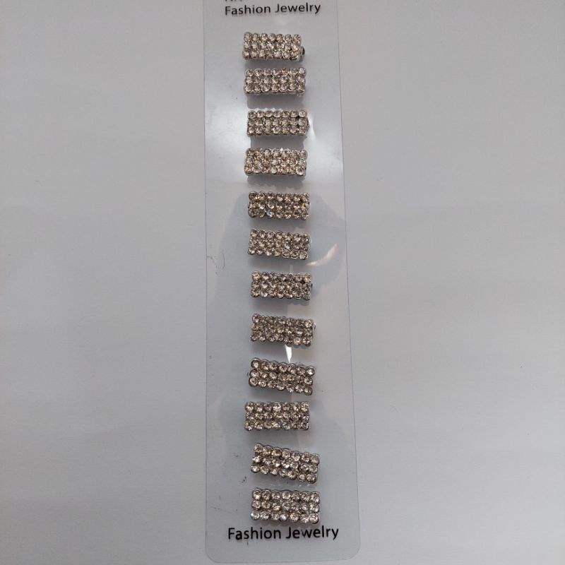 Bros Dagu Korea Kecil Full Mata Kecil Bros Dagu Murah Asesories hijab-Putih G