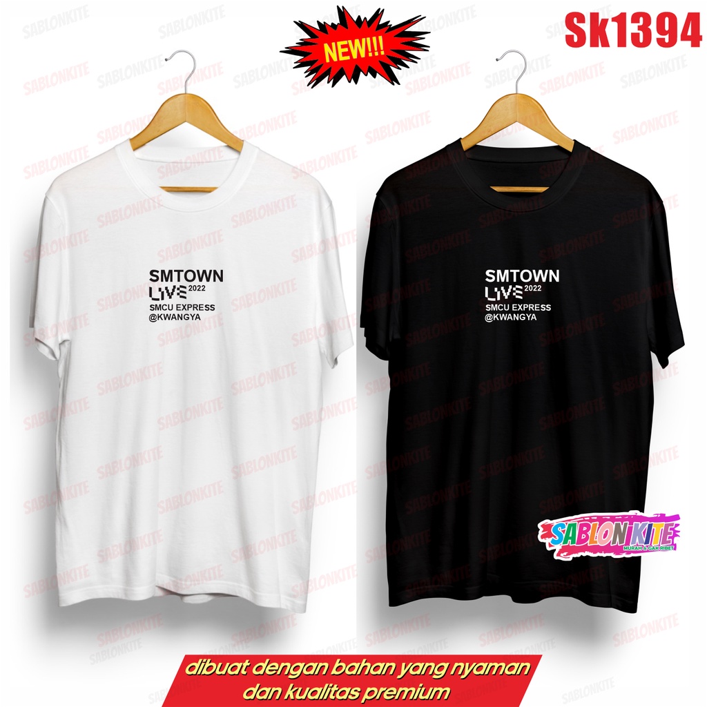 MURAH!!! KAOS NCT SHINEE SMTOWN LIVE 2022 SK1394 UNISEX COMBED 30S