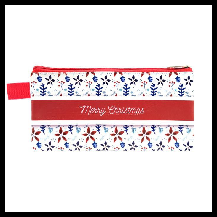 

Christmas Case Flower Red Tempat Pensil Souvenir Natal Kristiani