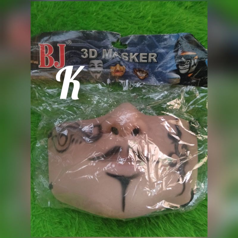 MASKER topeng 3D motif wajah