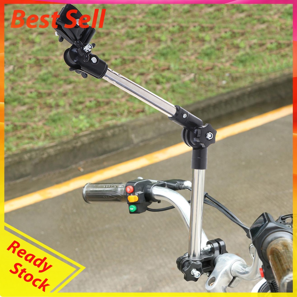 Stainless Steel Stroller Umbrella Stands Rotatable Bicycle Umbrella Holder